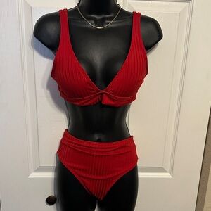 Red Bikini Set - Size Small